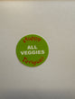 ALL VEGGIES Round Sticker